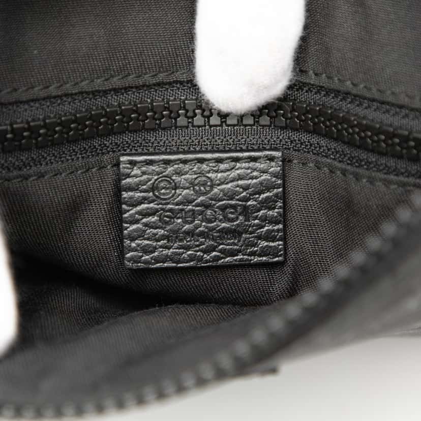Gucci GG Nylon Web Crossbody Black Very good condition - Box View