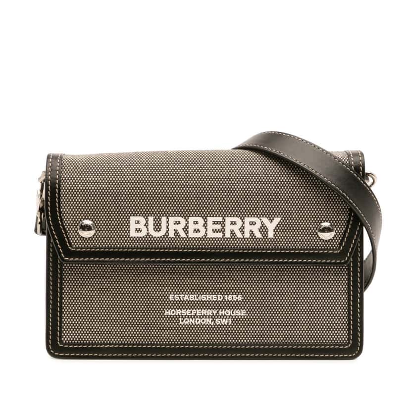 Burberry Canvas Horseferry Note Crossbody Other Very good condition - Front View