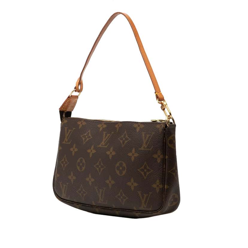 Louis Vuitton Monogram Pochette Accessoires Brown Very good condition - Back View