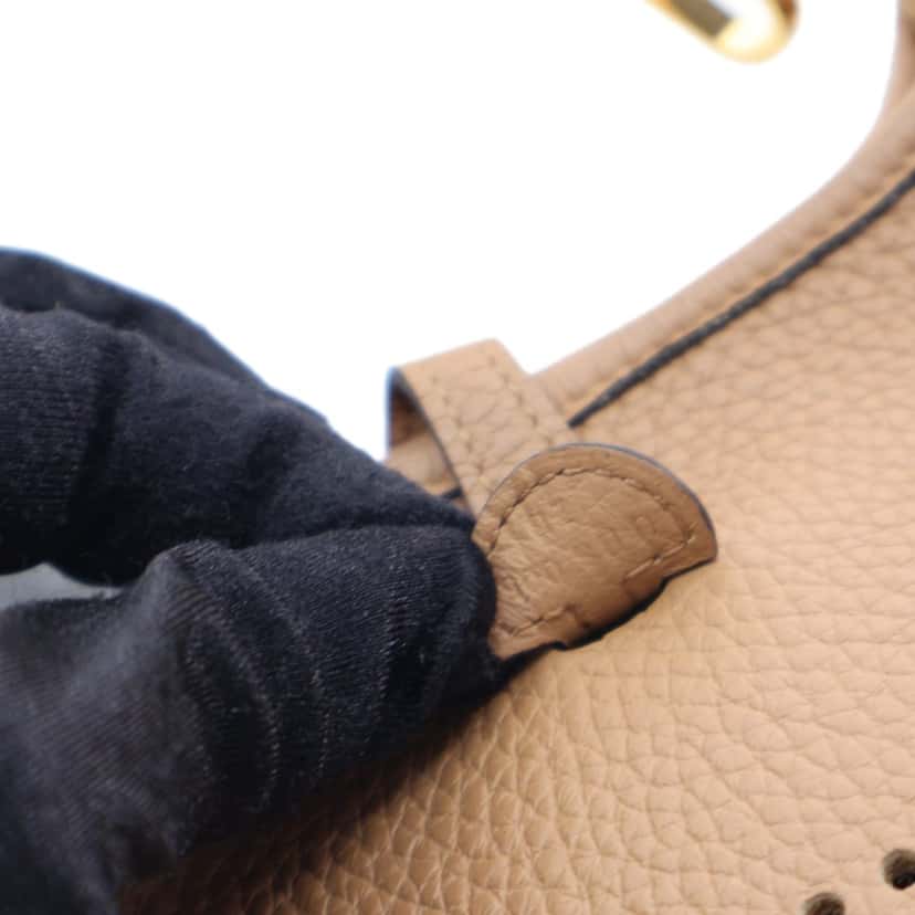 Hermès Clemence Evelyne TPM 16 Brown Leather Very good condition - Box View