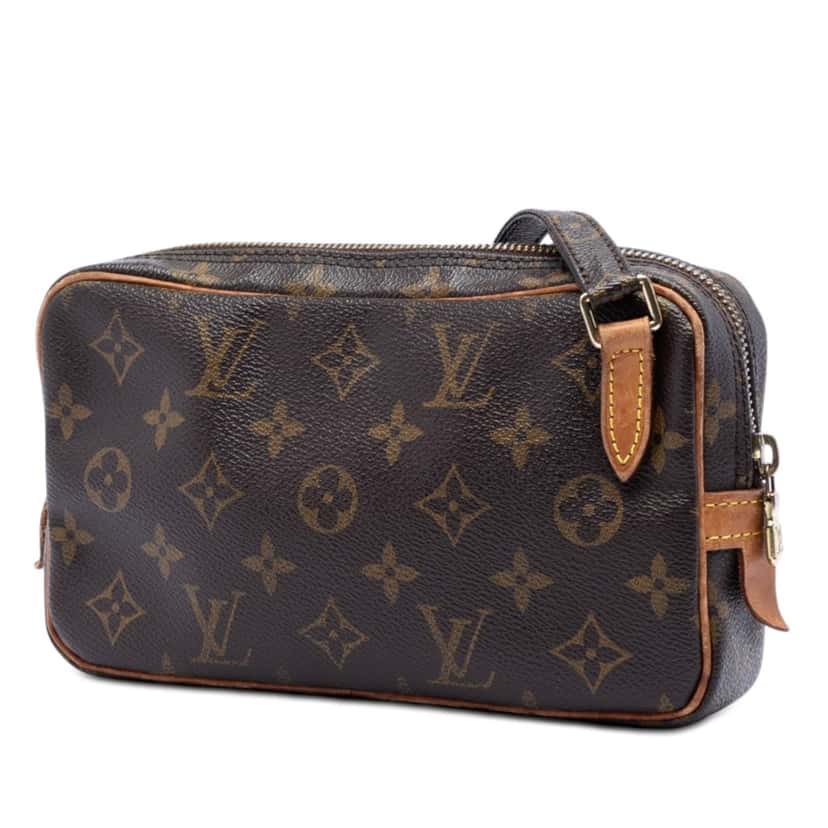 Louis Vuitton Monogram Pochette Marly Bandouliere Brown Very good condition - Back View
