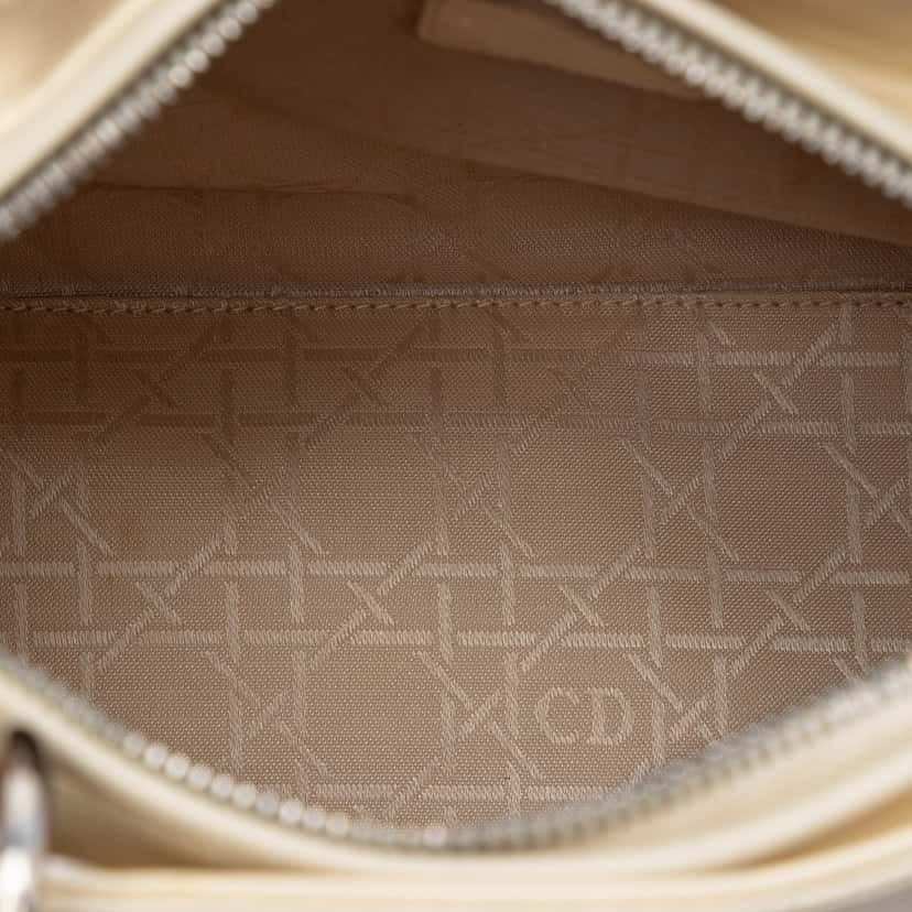 Dior Medium Canvas Lady Dior Brown Very good condition - Model View
