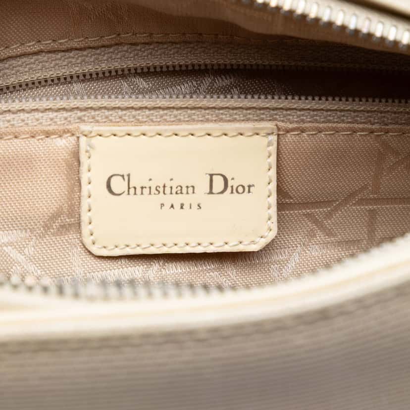 Dior Medium Canvas Lady Dior Brown Very good condition - Box View