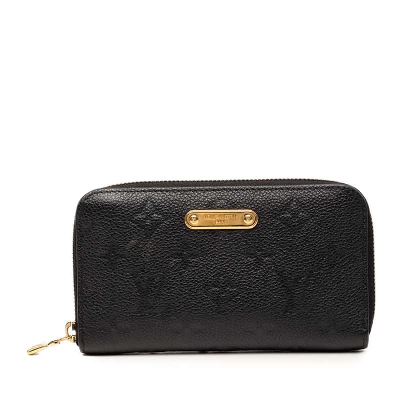 Louis Vuitton Monogram Empreinte Margot Wallet Black Leather Very good condition - Front View