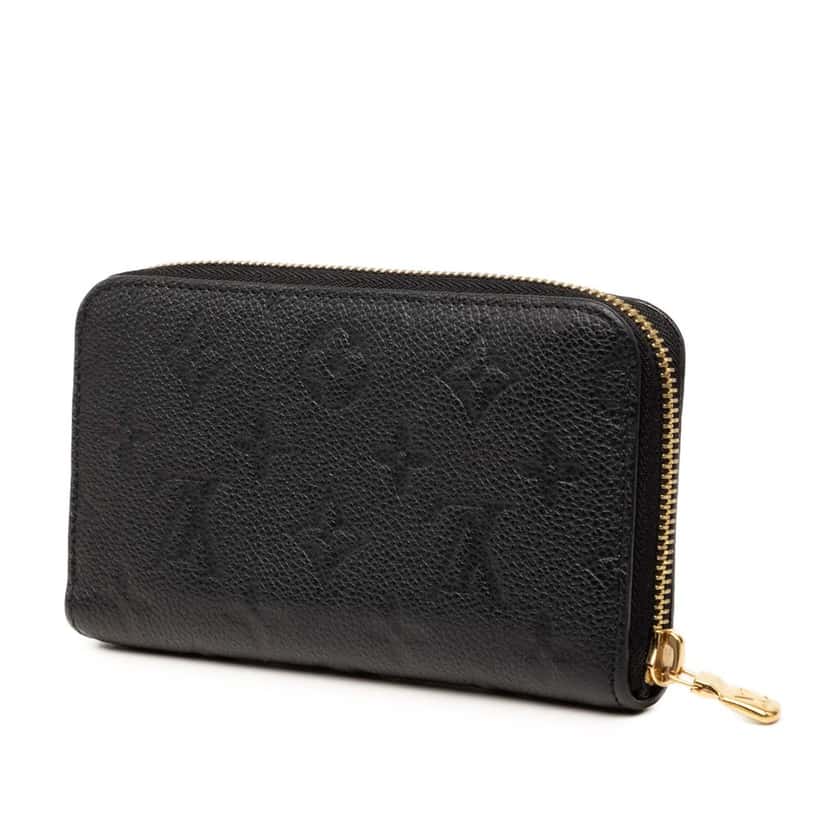 Louis Vuitton Monogram Empreinte Margot Wallet Black Leather Very good condition - Back View