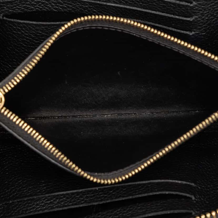 Louis Vuitton Monogram Empreinte Margot Wallet Black Leather Very good condition - Model View