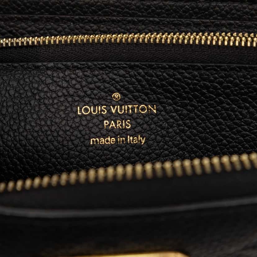 Louis Vuitton Monogram Empreinte Margot Wallet Black Leather Very good condition - Box View