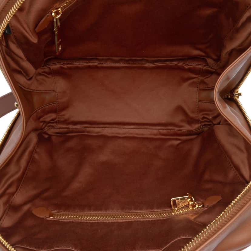 Miu Miu Large Soft Calf Softy Beau Top Handle Bag Brown Leather Very good condition - Model View