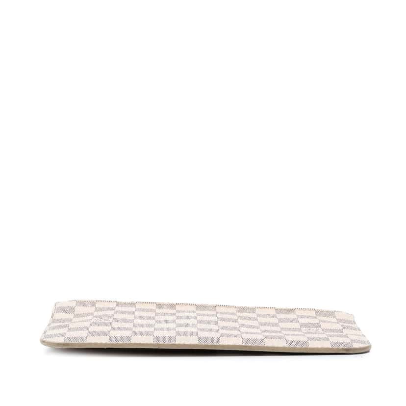 Louis Vuitton Damier Azur Neverfull MM Pouch White Very good condition - Inside View