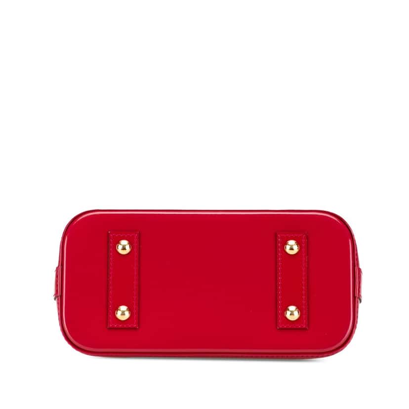 Louis Vuitton Monogram Vernis Alma BB Red Leather Very good condition - Inside View