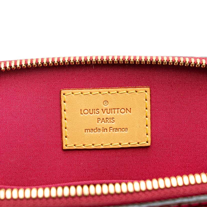 Louis Vuitton Monogram Vernis Alma BB Red Leather Very good condition - Box View