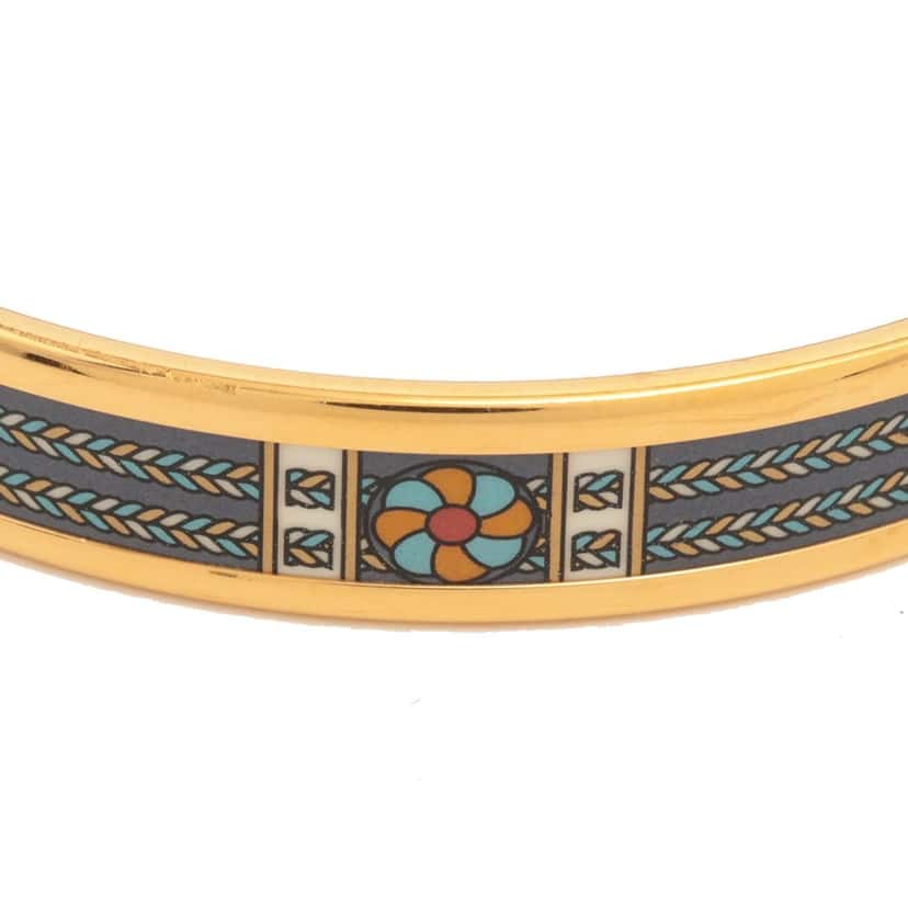 Hermès Narrow Printed Enamel Bangle 65 Other Very good condition - Model View