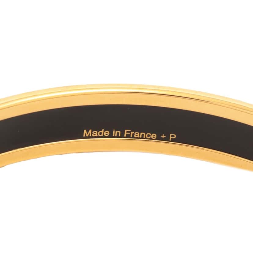 Hermès Narrow Printed Enamel Bangle 65 Other Very good condition - Box View