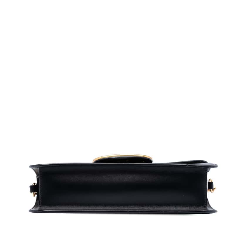 Valentino Calfskin VLogo Loco Satchel Black Leather Very good condition - Inside View