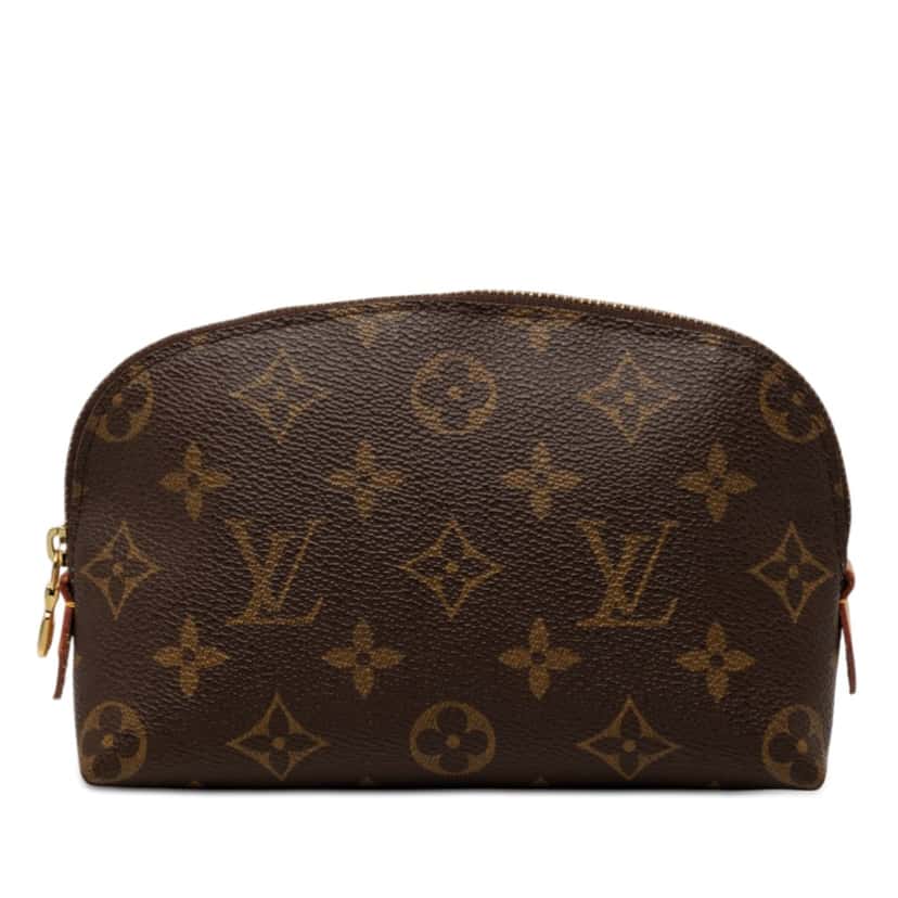 Louis Vuitton Monogram Cosmetic Pouch PM Brown Good condition - Front View