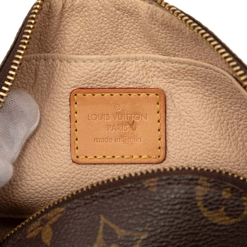 Louis Vuitton Monogram Cosmetic Pouch PM Brown Good condition - Box View