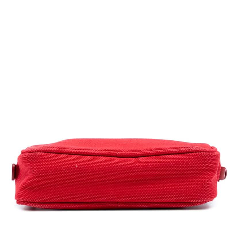 Prada Canvas Canapa Pouch Red Very good condition - Inside View