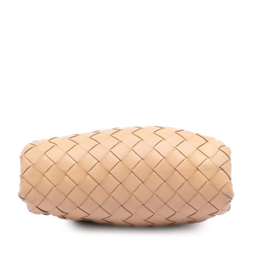 Bottega Veneta Nappa Intrecciato The Mini Pouch Crossbody Brown Leather Very good condition - Inside View