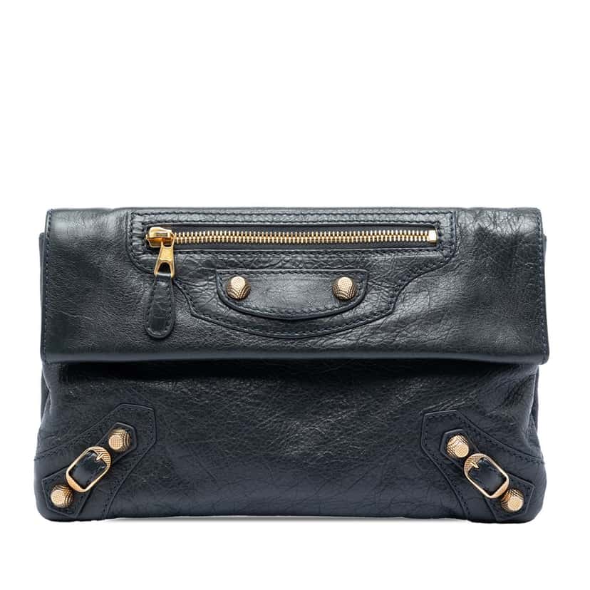 Balenciaga Lambskin Motocross Giant 12 Envelope Clutch Other Leather Very good condition - Front View