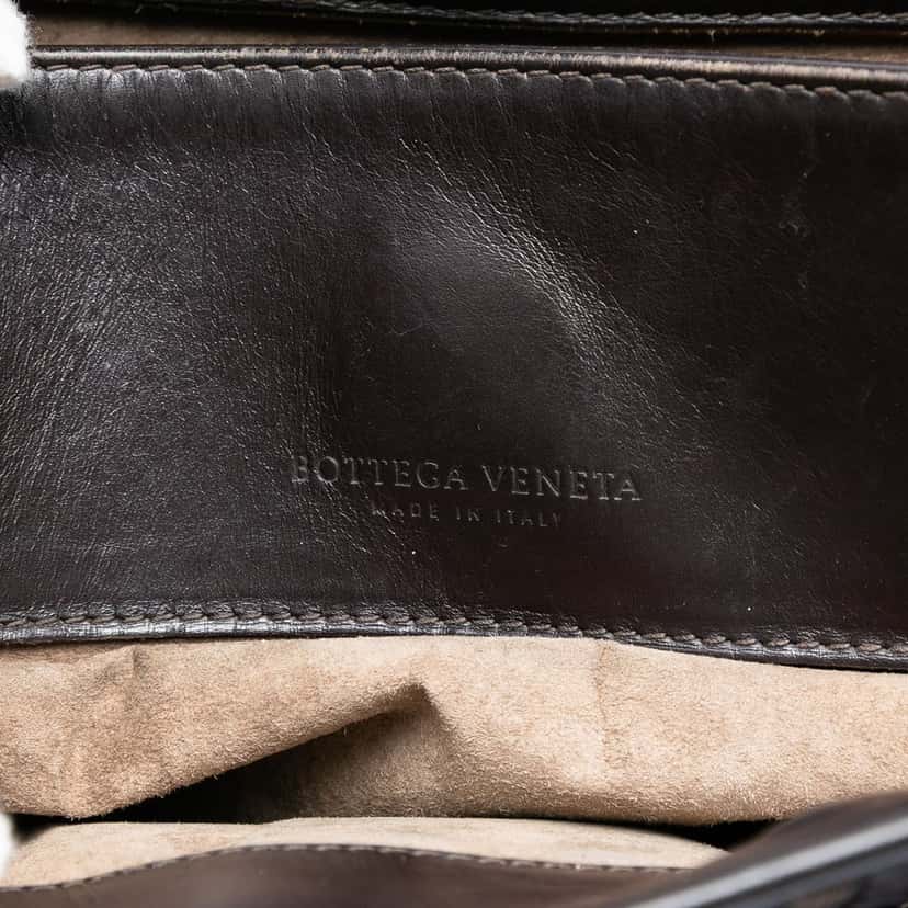 Bottega Veneta Medium Nappa Intrecciato Roma Tote Brown Leather Very good condition - Box View