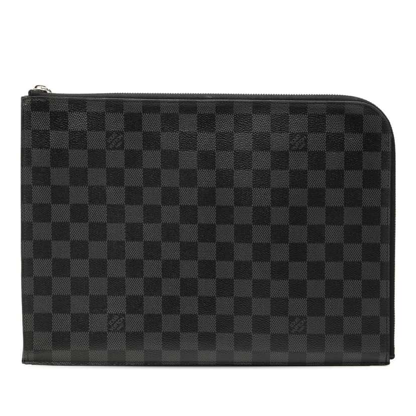 Louis Vuitton Damier Graphite Pochette Jour GM Black Very good condition - Front View