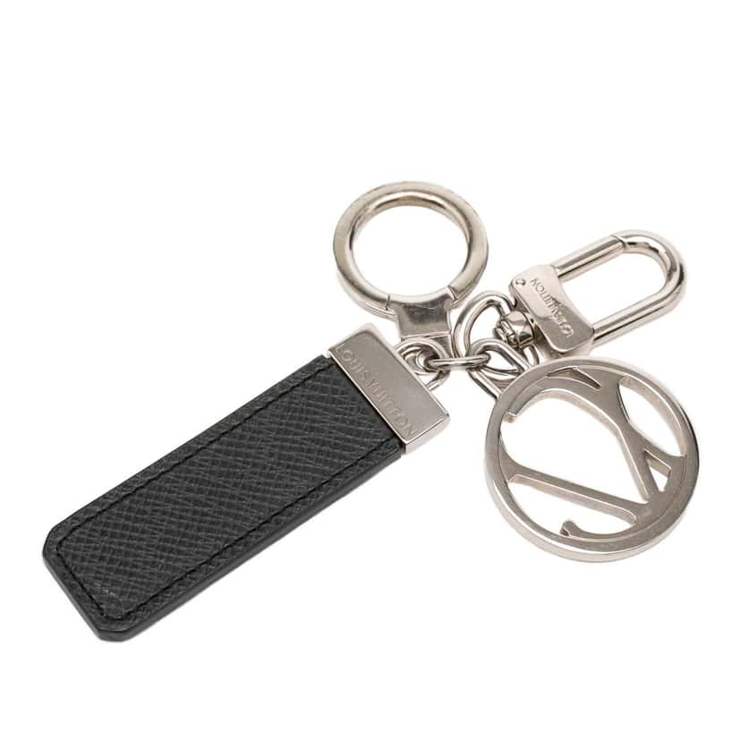 Louis Vuitton Taiga Neo LV Club Bag Charm and Key Holder Black Leather Very good condition - Back View