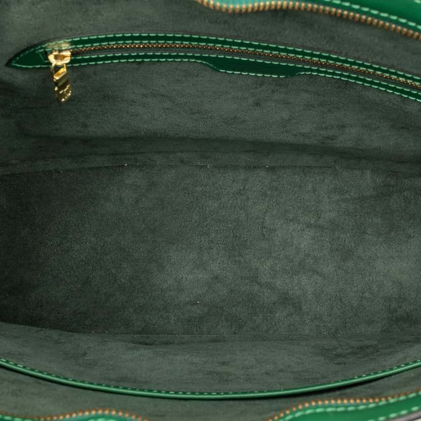Louis Vuitton Epi Lussac Green Leather Very good condition - Model View