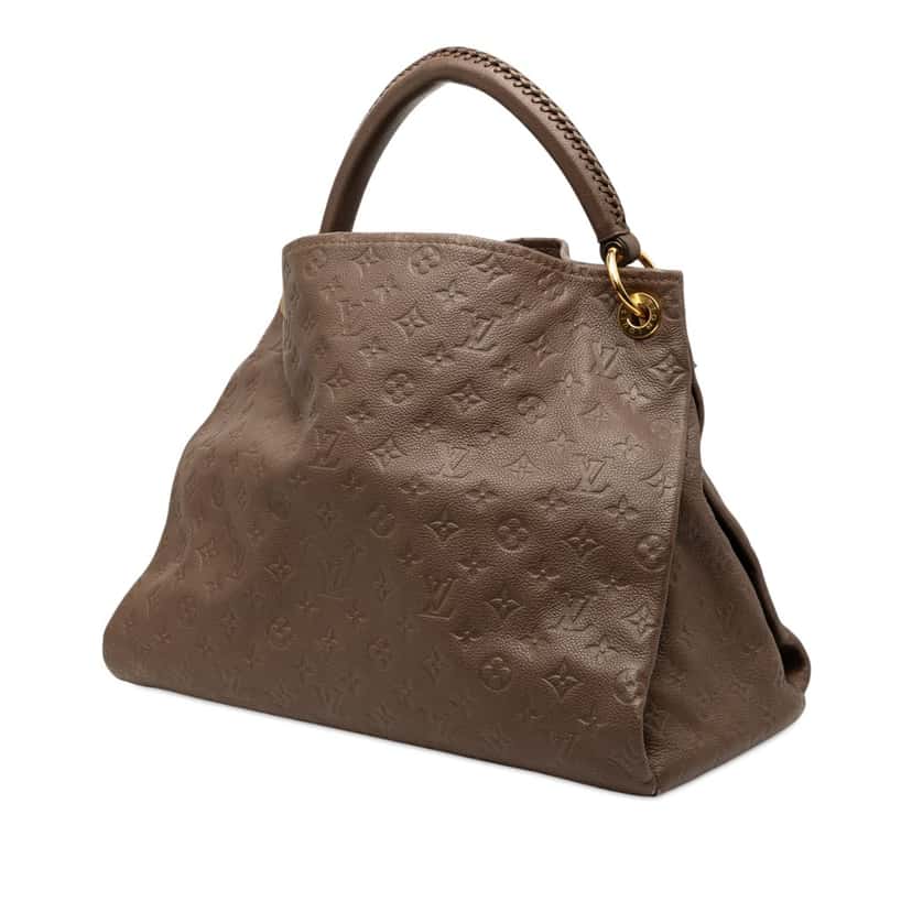 Louis Vuitton Monogram Empreinte Artsy MM Brown Leather Very good condition - Back View