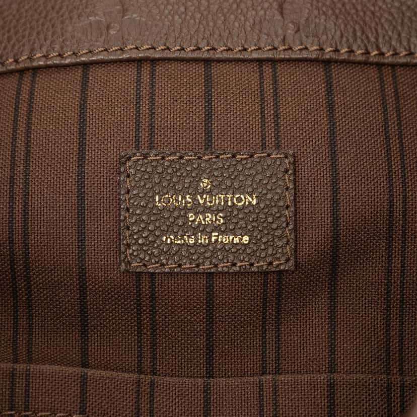 Louis Vuitton Monogram Empreinte Artsy MM Brown Leather Very good condition - Box View
