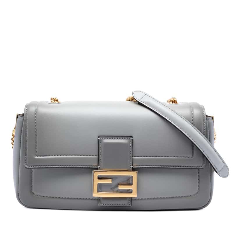 Fendi Leather Baguette Chain Midi Shoulder Bag Other Leather Very good condition - Front View