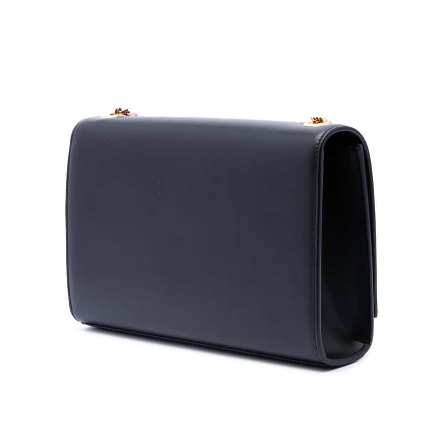 Saint Laurent Medium Smooth Calfskin Classic Monogram Kate Tassel Crossbody Black Leather Very good condition - Back View