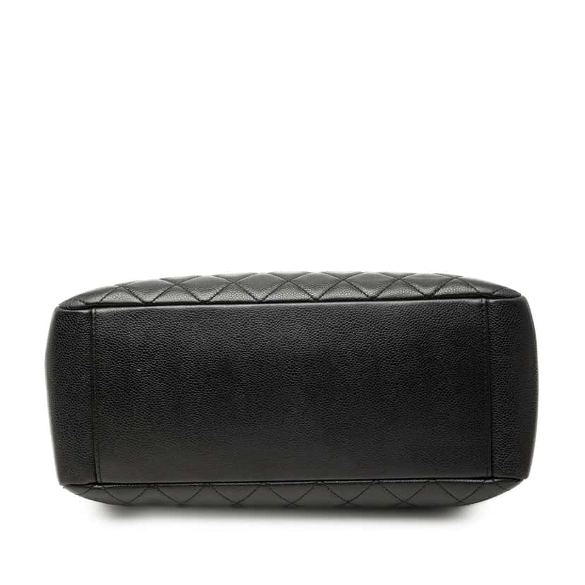 Chanel Caviar Grand Shopping Tote Black Leather Very good condition - Inside View