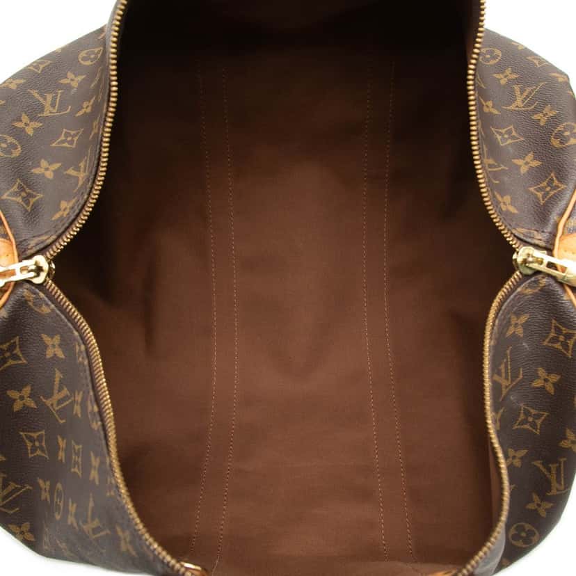Louis Vuitton Monogram Keepall 50 Brown Good condition - Model View