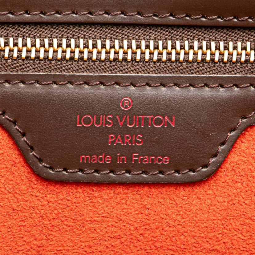 Louis Vuitton Damier Ebene Manosque PM Brown Canvas Very good condition - Box View