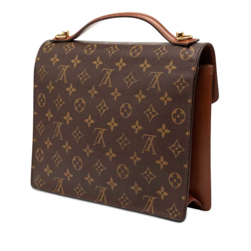 Louis Vuitton Monogram Monceau 28 Brown Very good condition - Back View