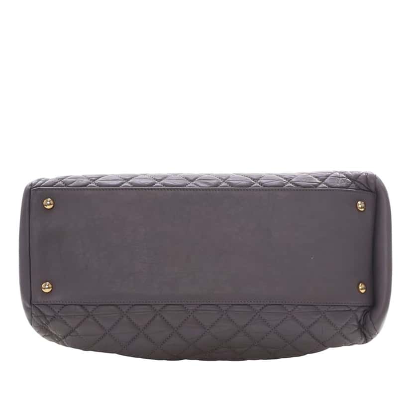 Chanel Large Aged Calfskin Just Mademoiselle Bowling Bag Other Leather Very good condition - Box View