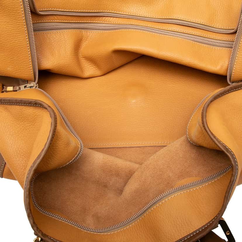 Loewe Bicolor Leather Amazona 50 Yellow Leather Good condition - Model View