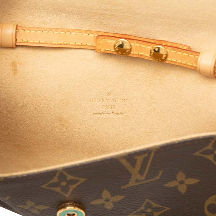 Louis Vuitton Monogram Pochette Twin PM Brown Very good condition - Box View