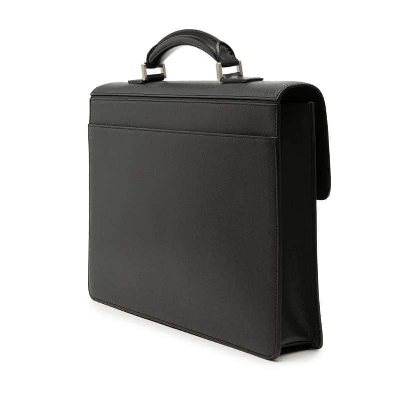 Louis Vuitton Taiga Robusto 1 Black Leather Very good condition - Back View