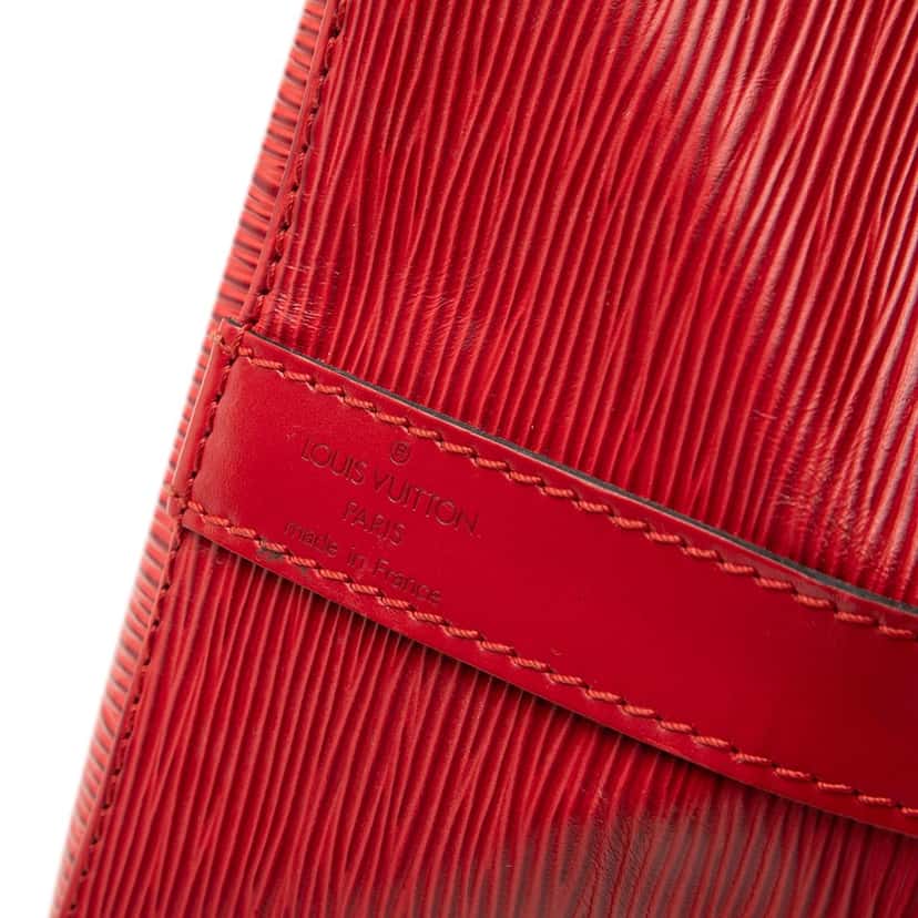 Louis Vuitton Epi Petit Noe Red Leather Very good condition - Box View