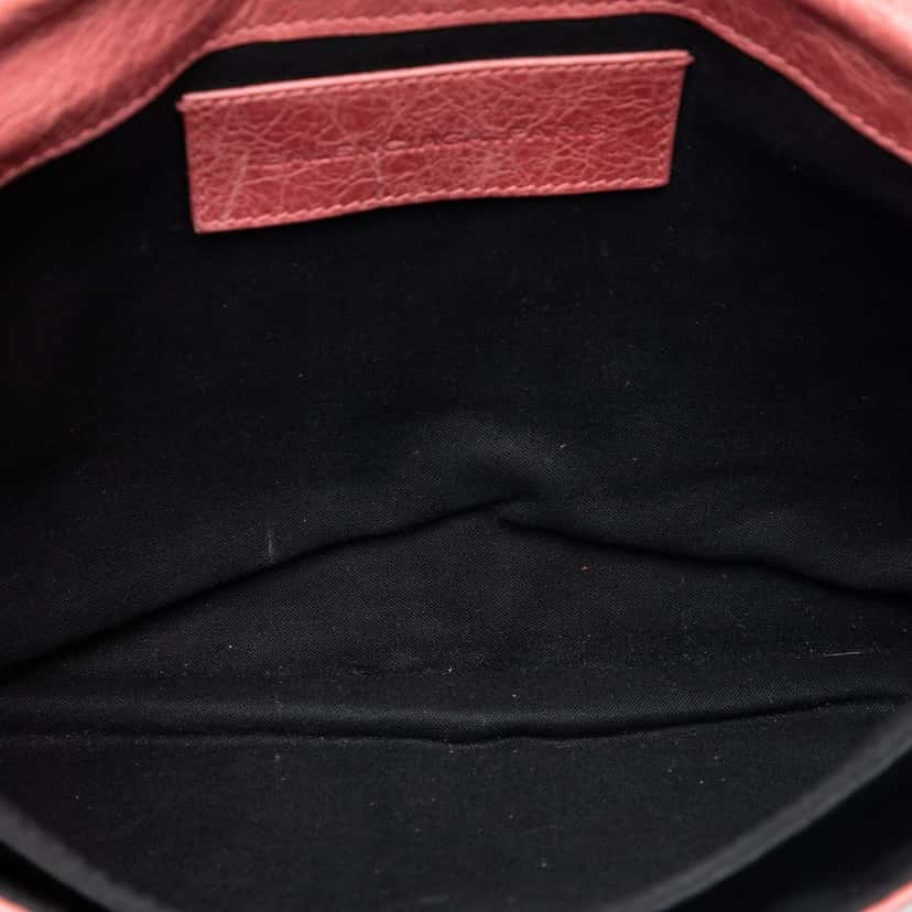Balenciaga Lambskin Motocross Classic Envelope Clutch Pink Leather Very good condition - Model View