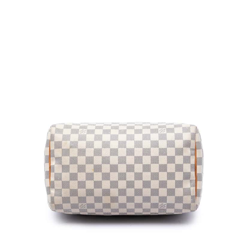 Louis Vuitton Damier Azur Speedy 30 White Very good condition - Inside View