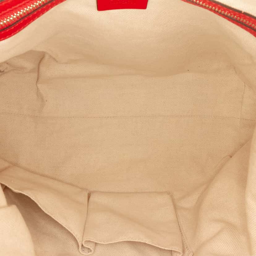 Gucci Small Guccissima Miss GG Hobo Red Leather Very good condition - Model View