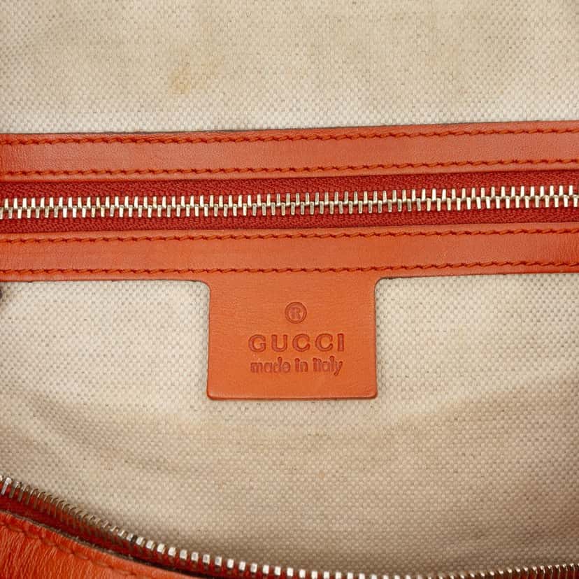 Gucci Medium GG Canvas Web Joy Boston Bag Beige Very good condition - Box View