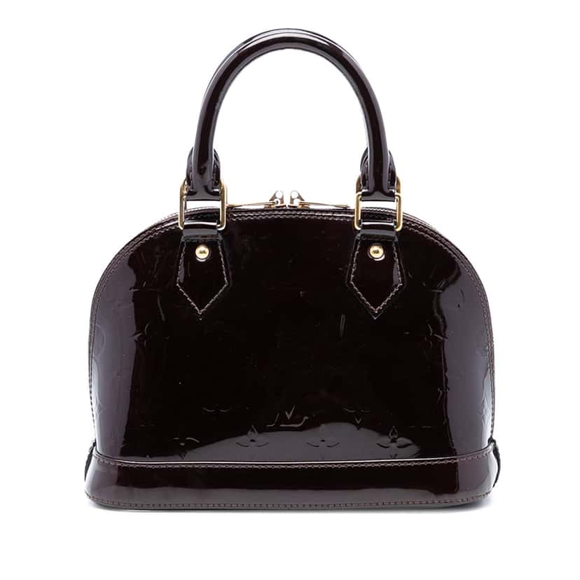 Louis Vuitton Monogram Vernis Alma BB Purple Leather Very good condition - Front View