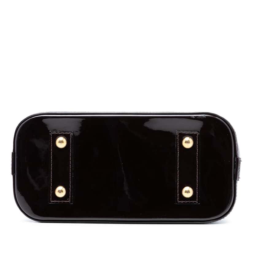 Louis Vuitton Monogram Vernis Alma BB Purple Leather Very good condition - Inside View