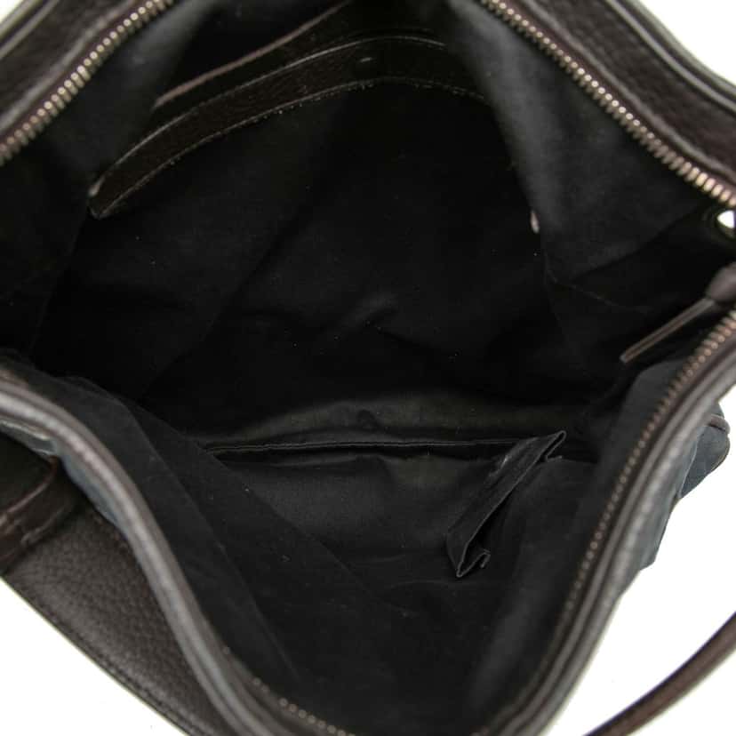 Bottega Veneta Intrecciato Canvas and Leather Hobo Blue Very good condition - Model View