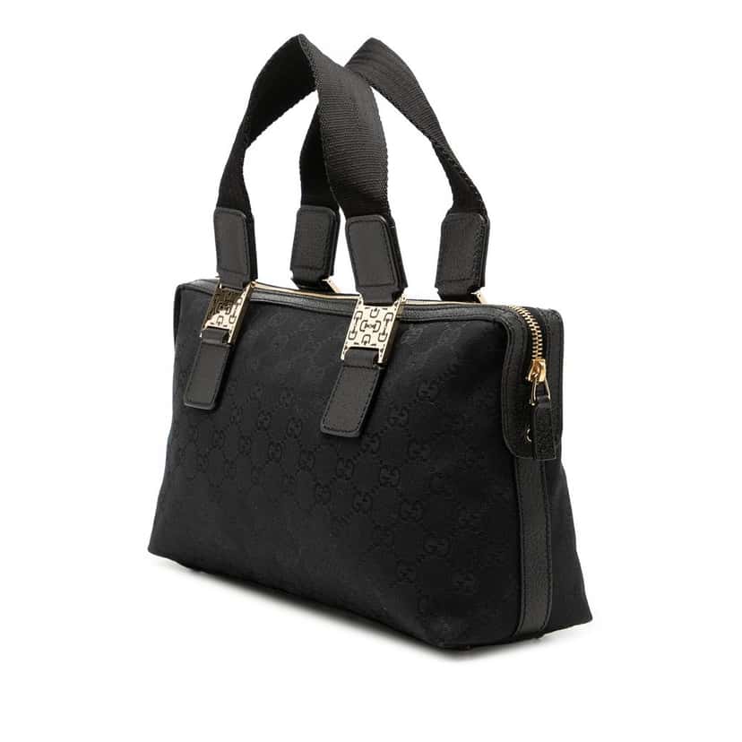 Gucci GG Canvas Pop Handbag Black Very good condition - Back View