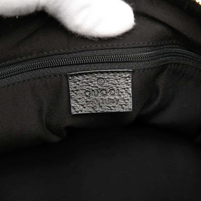 Gucci GG Canvas Pop Handbag Black Very good condition - Box View