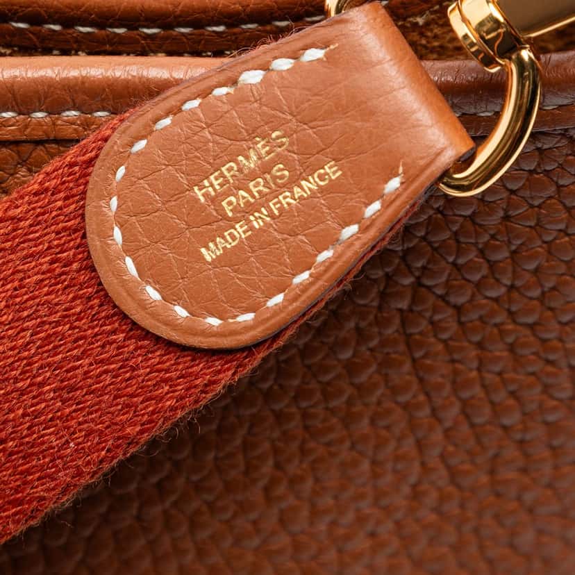 Hermès Barenia Evelyne TPM 16 Brown Leather Very good condition - Box View